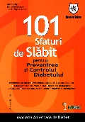 Coperta cărții 101 sfaturi pentru slăbit pentru prevenirea și controlul diabetului