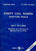 Coperta cărții Drept civil român. Drepturi reale. Note de curs. Modele de contracte. Modele de acțiuni