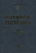 Coperta revistei Hotărâri ale Guvernului României și alte acte normative 10/2005