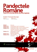 Coperta revistei Pandectele Române, nr. 5/2007