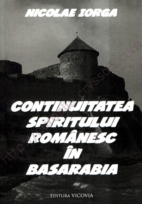 Continuitatea spiritului românesc în Basarabia - Coperta față - CrysSoft Euroalia