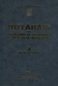 Coperta revistei Hotărâri ale Guvernului României și alte acte normative 3/2005