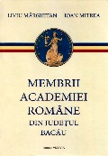 Coperta cărții Membrii Academiei Române din județul Bacău