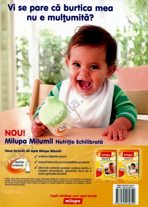 Alimentația copilului - Coperta spate - CrysSoft Euroalia
