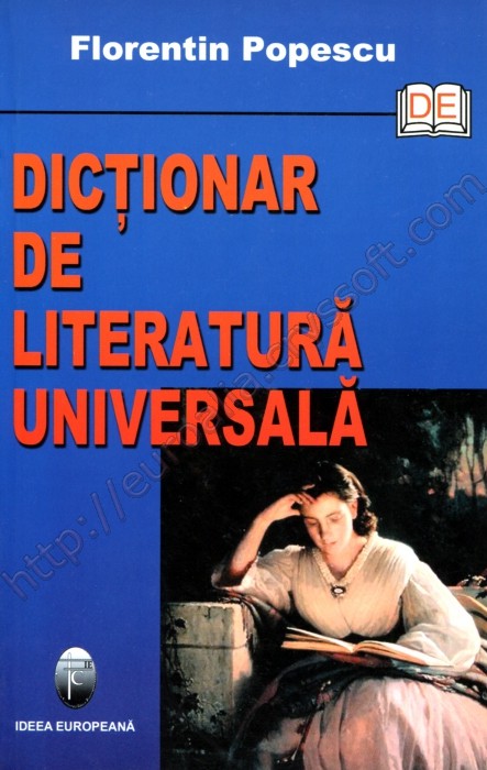 Dicționar de literatură universală - Coperta față - CrysSoft Euroalia
