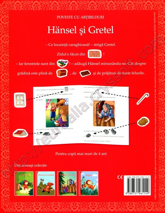 Hänsel și Gretel - Coperta spate - CrysSoft Euroalia