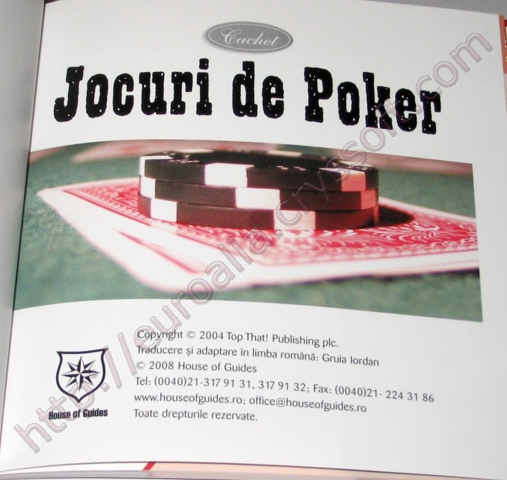 Jocuri de poker - Pagina de titlu - CrysSoft Euroalia