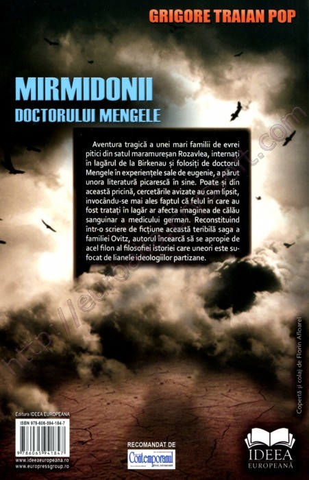 Mirmidonii doctorului Mengele - Coperta spate - CrysSoft Euroalia